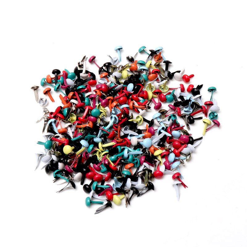 Embellishments For Scrapbooking - 100 stuks Gemengde Multicolor Ronde Metalen