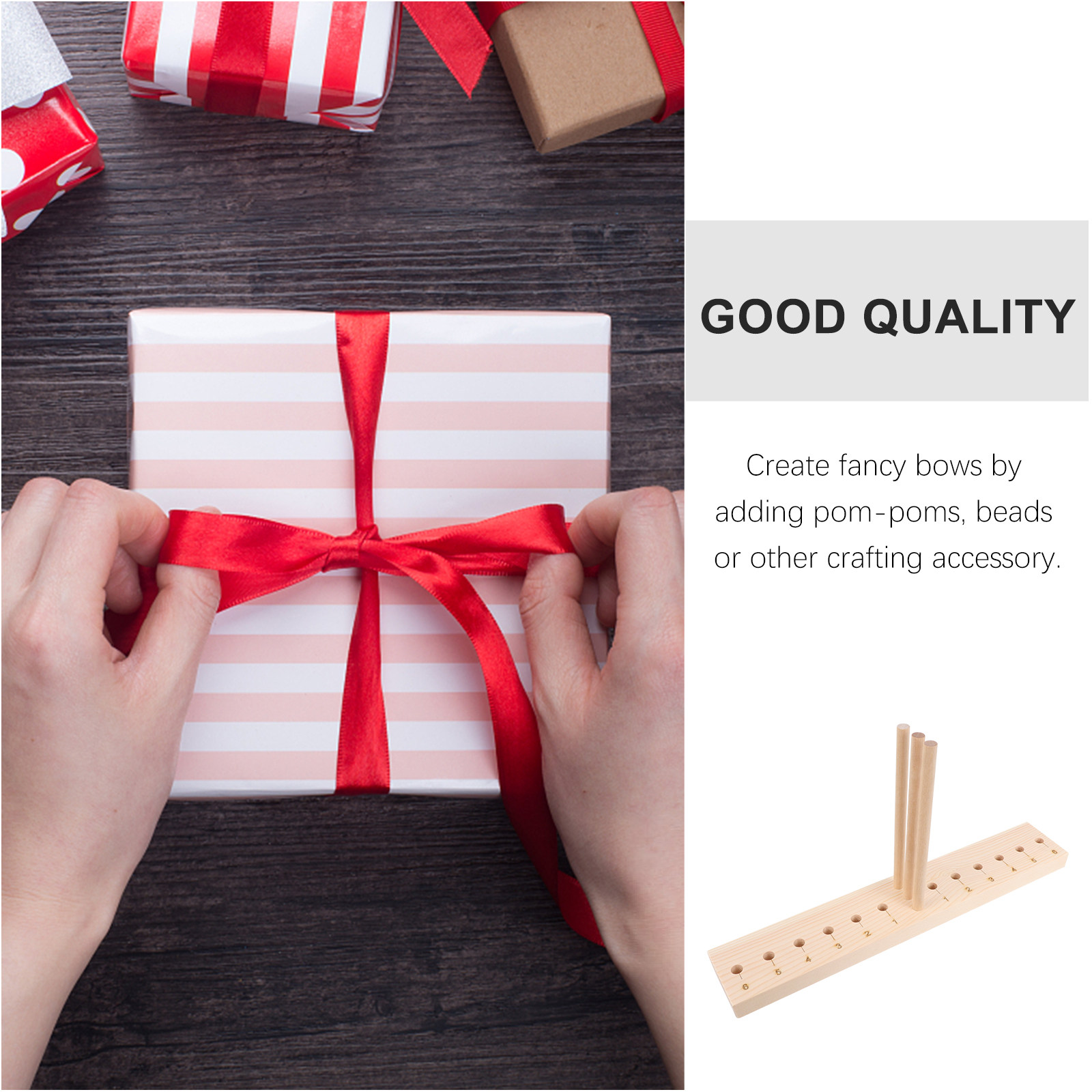 Creatieve houten strikmaker, v - Pom Pom Maker Tool recensie en prijs