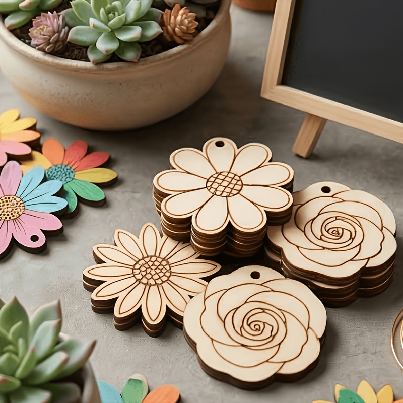 50 stuks/set 35mm gemengde blo - Easter Craft Embellishment Set recensie en prijs