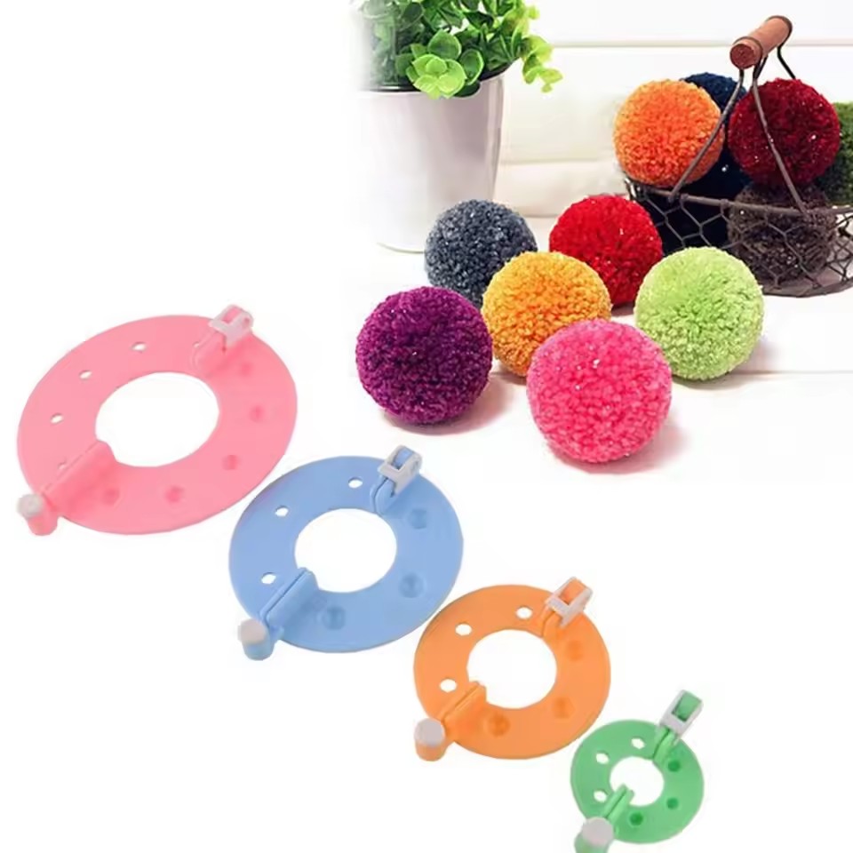 8 STUKS 4 Maten Pluizenbal Wev - Pom Pom Maker Tool recensie en prijs