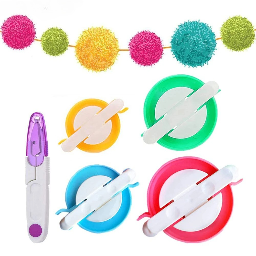 4-size Pom Pom Maker Kit met g - Pom Pom Maker Tool recensie en prijs